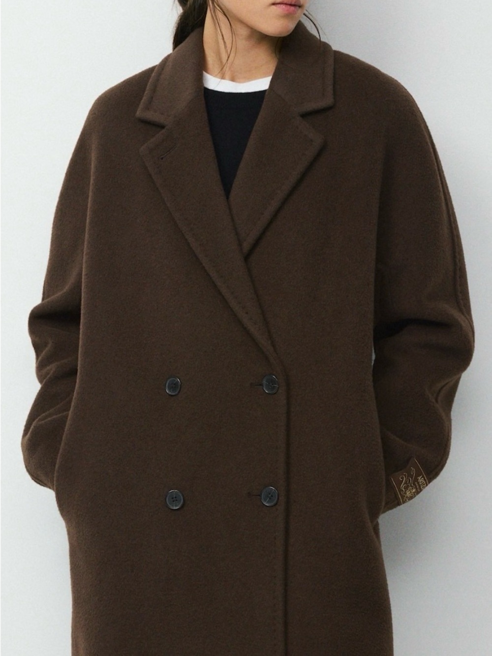 Babaton The Slouch Coat - (re)camel wool (short)
